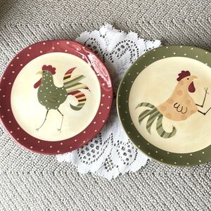 Worchester Rooster Plates